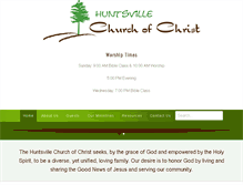 Tablet Screenshot of huntsvillecoc.com